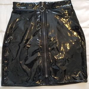 Pleather skirt